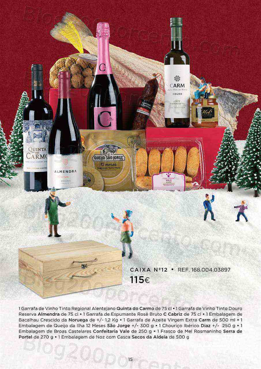 Antevisão Folheto EL CORTE INGLÉS Cabazes de Natal Promoções até 24 dezembro