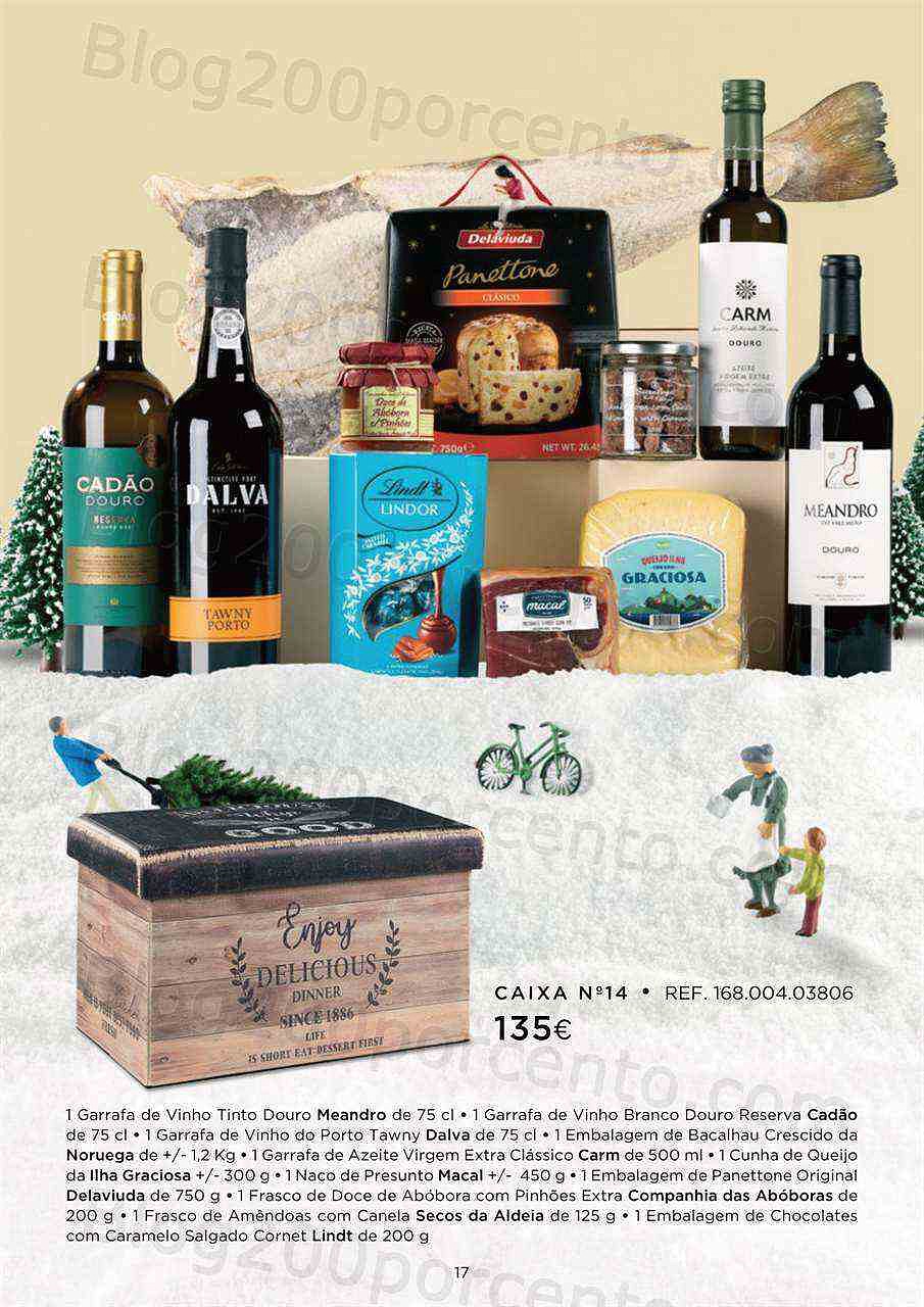 Antevisão Folheto EL CORTE INGLÉS Cabazes de Natal Promoções até 24 dezembro