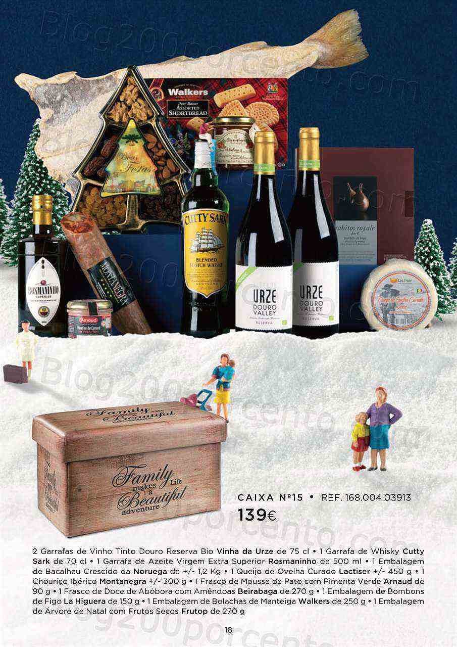 Antevisão Folheto EL CORTE INGLÉS Cabazes de Natal Promoções até 24 dezembro