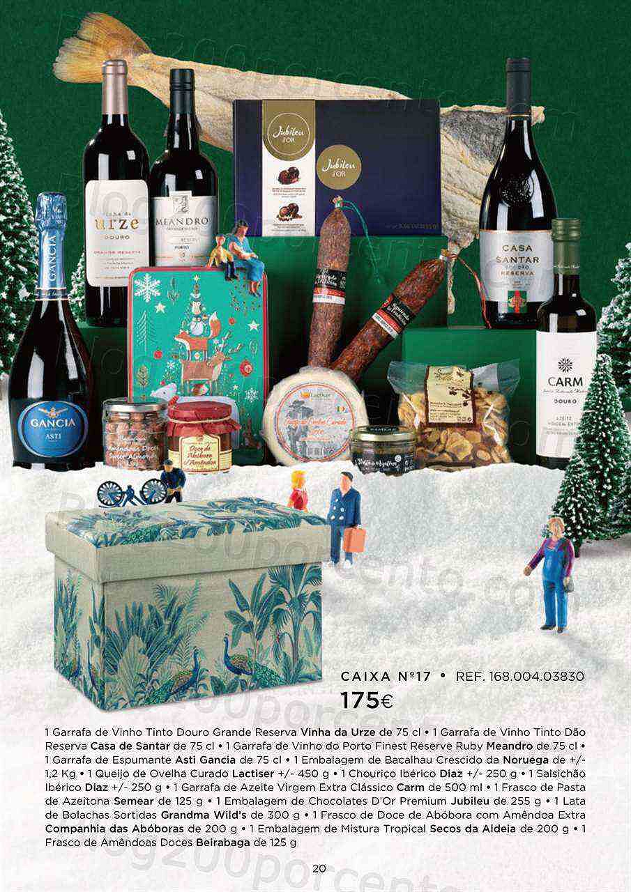 Antevisão Folheto EL CORTE INGLÉS Cabazes de Natal Promoções até 24 dezembro