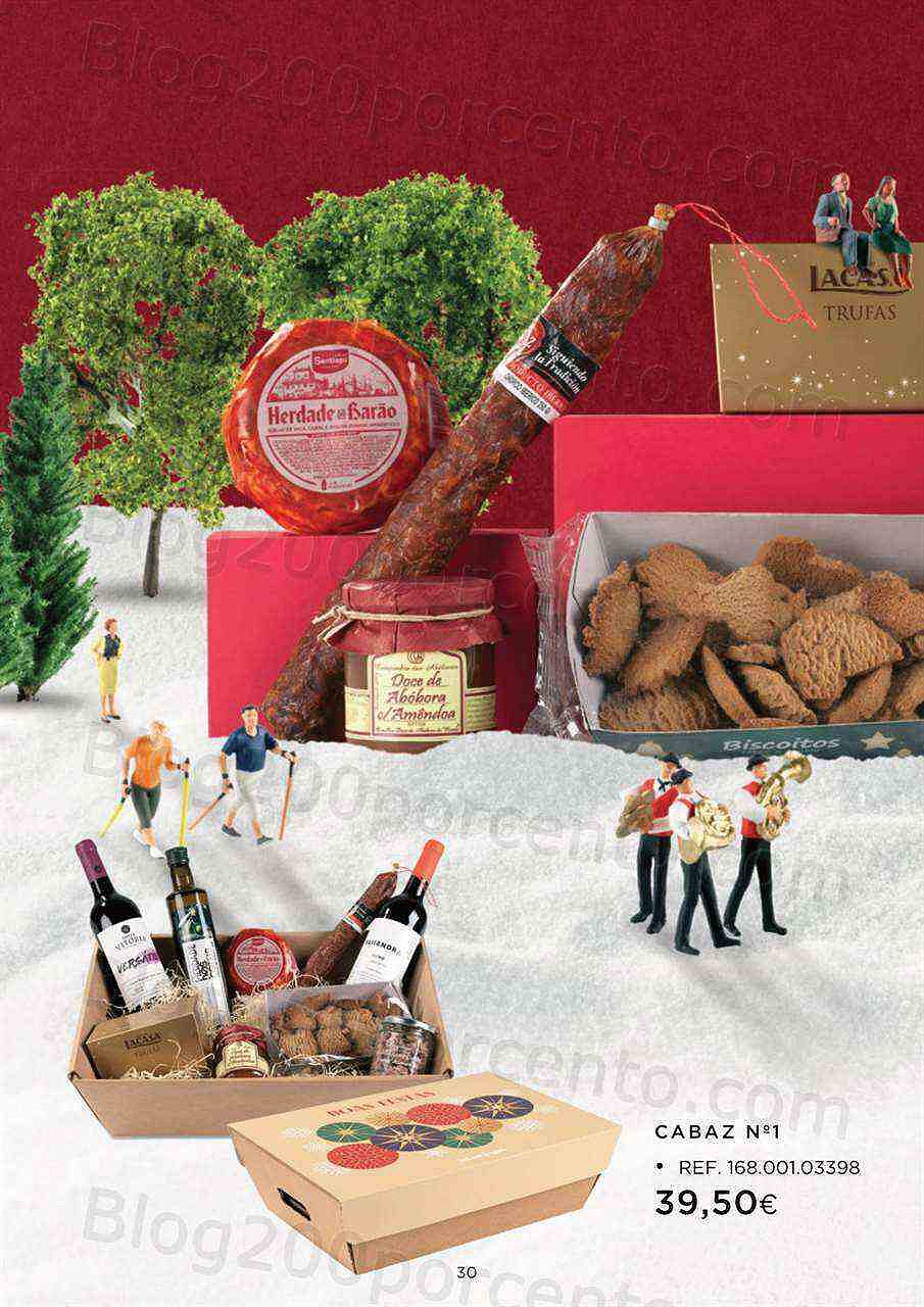 Antevisão Folheto EL CORTE INGLÉS Cabazes de Natal Promoções até 24 dezembro