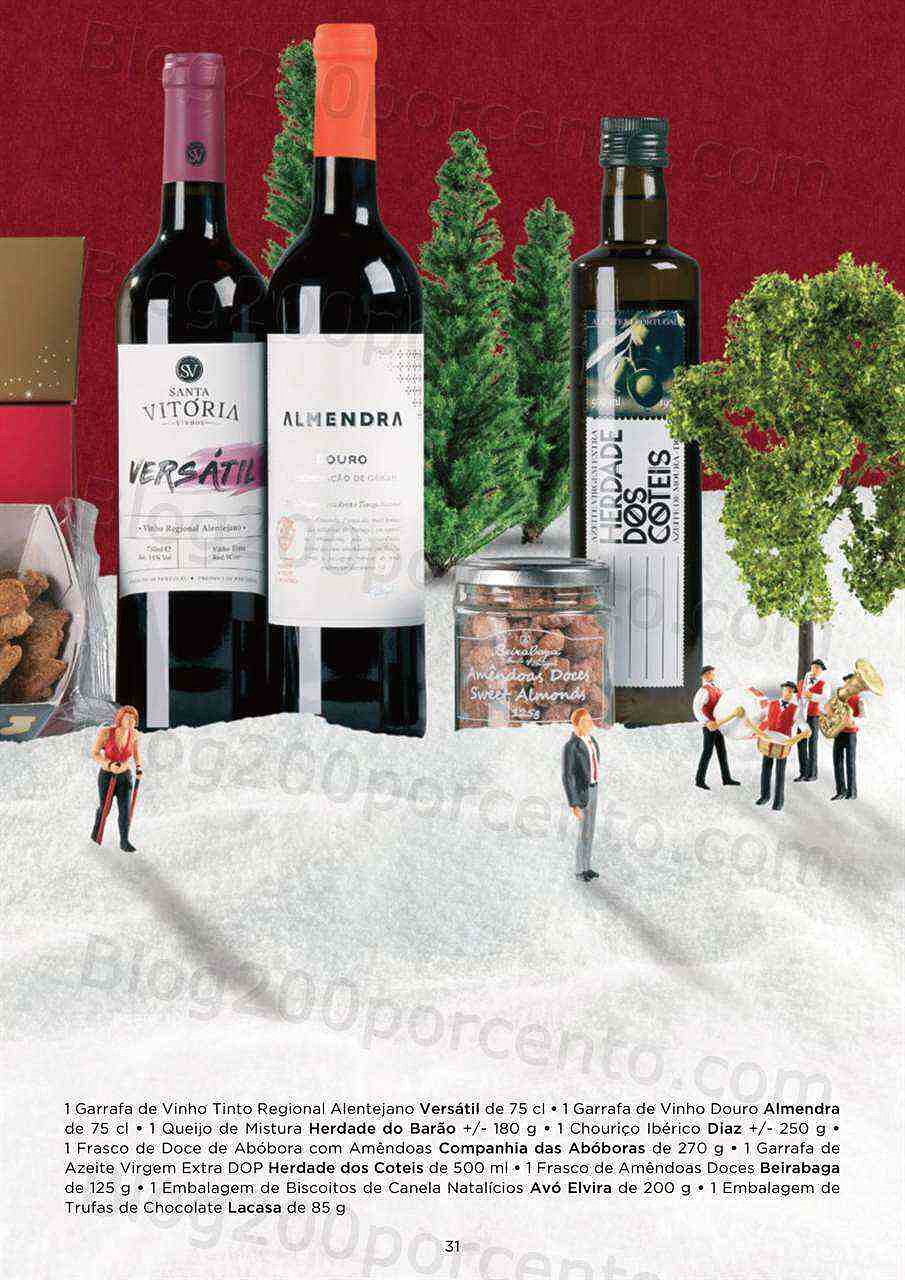 Antevisão Folheto EL CORTE INGLÉS Cabazes de Natal Promoções até 24 dezembro