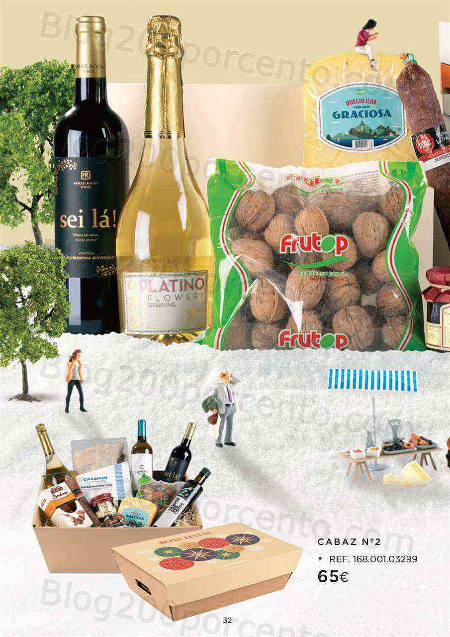 Antevisão Folheto EL CORTE INGLÉS Cabazes de Natal Promoções até 24 dezembro