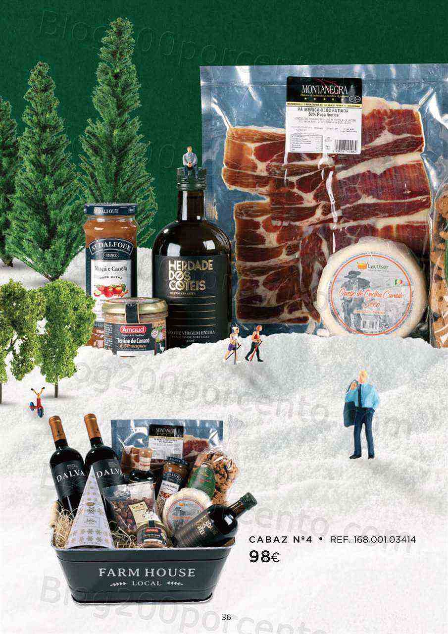 Antevisão Folheto EL CORTE INGLÉS Cabazes de Natal Promoções até 24 dezembro