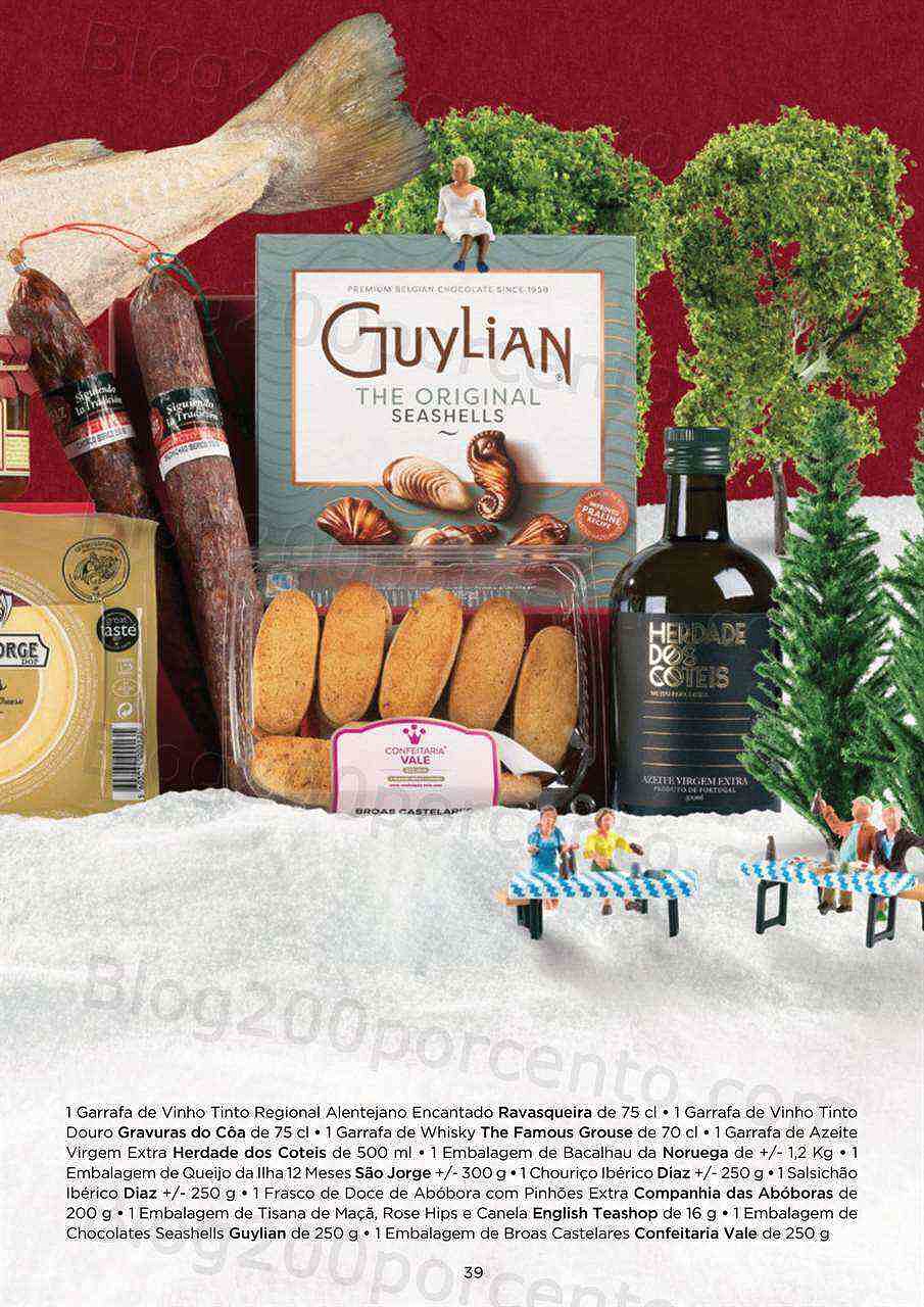 Antevisão Folheto EL CORTE INGLÉS Cabazes de Natal Promoções até 24 dezembro