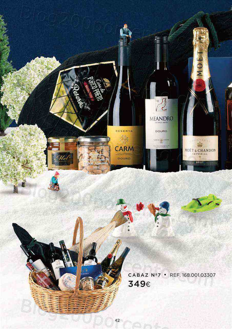 Antevisão Folheto EL CORTE INGLÉS Cabazes de Natal Promoções até 24 dezembro