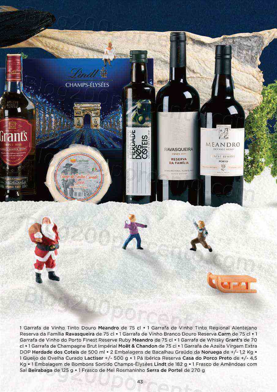 Antevisão Folheto EL CORTE INGLÉS Cabazes de Natal Promoções até 24 dezembro