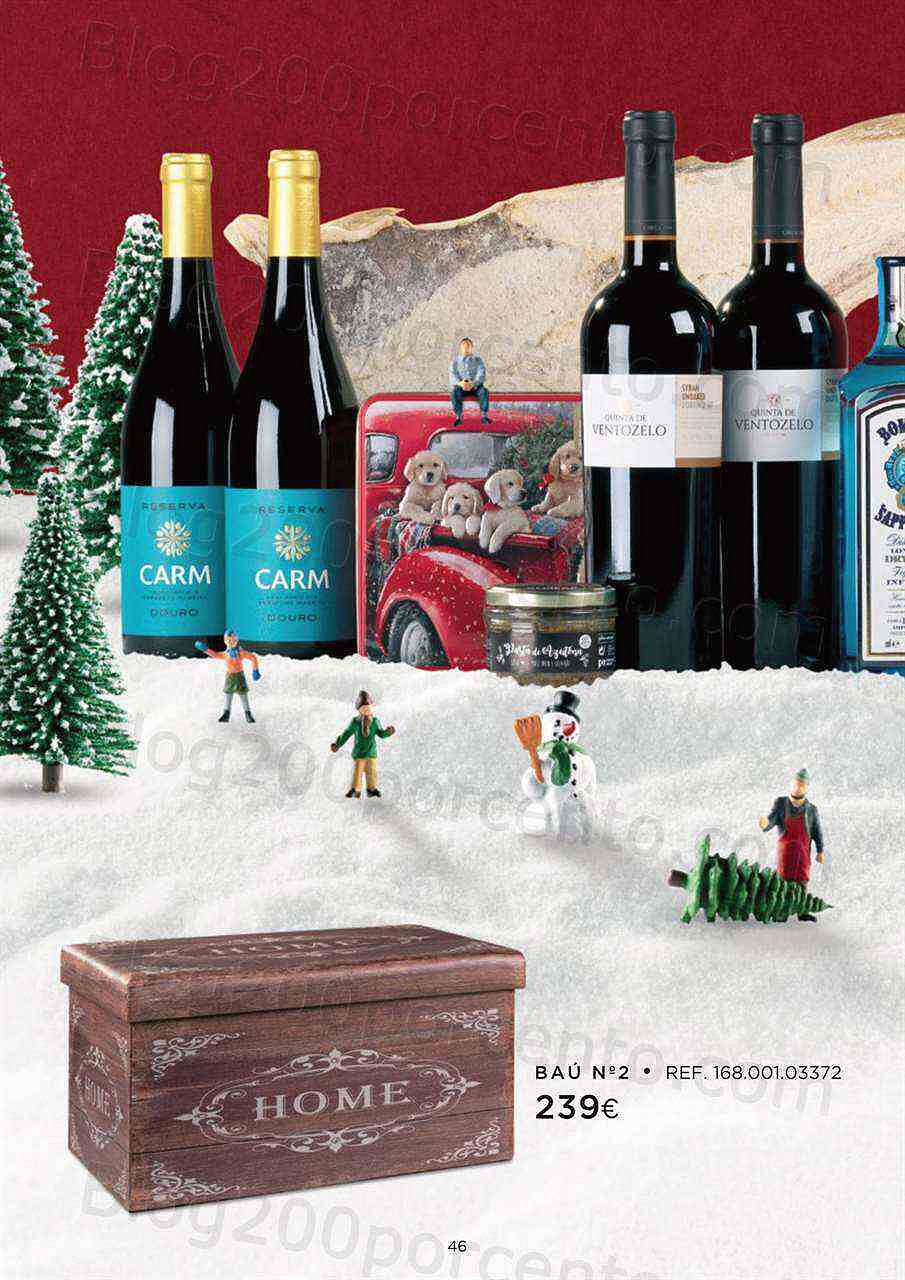 Antevisão Folheto EL CORTE INGLÉS Cabazes de Natal Promoções até 24 dezembro