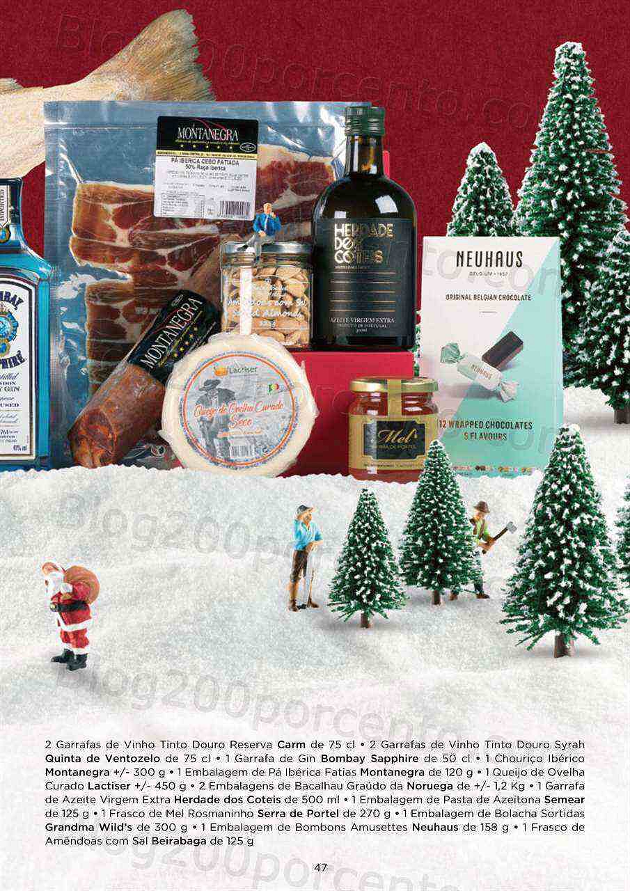 Antevisão Folheto EL CORTE INGLÉS Cabazes de Natal Promoções até 24 dezembro