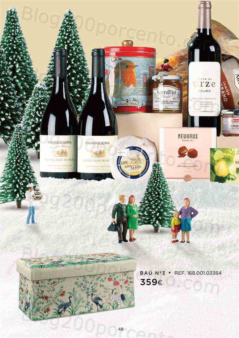 Antevisão Folheto EL CORTE INGLÉS Cabazes de Natal Promoções até 24 dezembro