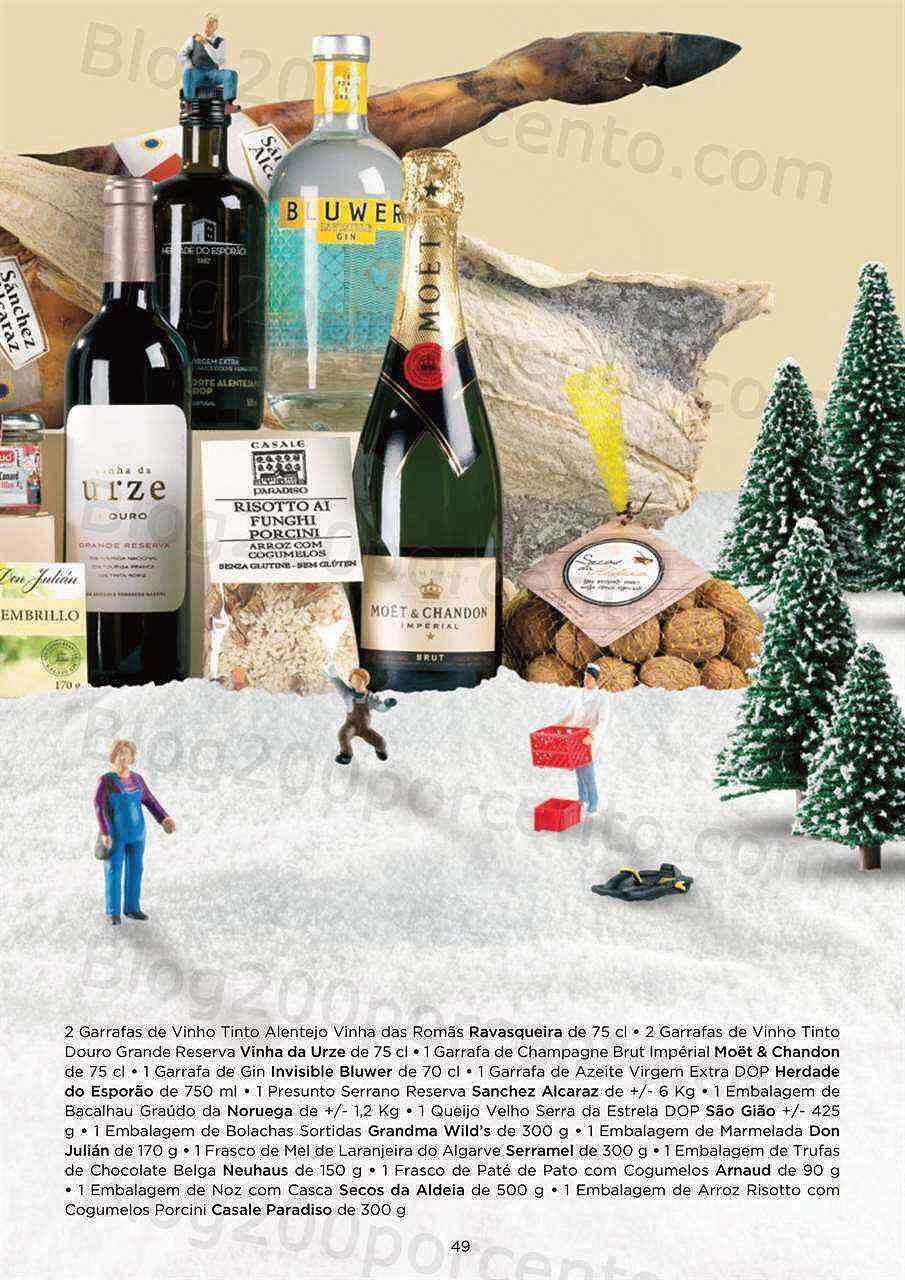 Antevisão Folheto EL CORTE INGLÉS Cabazes de Natal Promoções até 24 dezembro