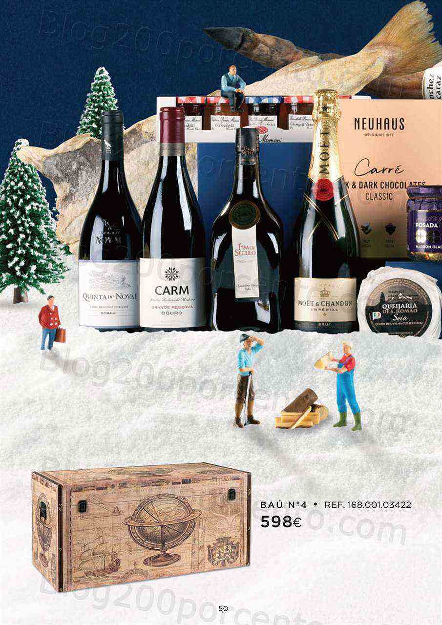 Antevisão Folheto EL CORTE INGLÉS Cabazes de Natal Promoções até 24 dezembro