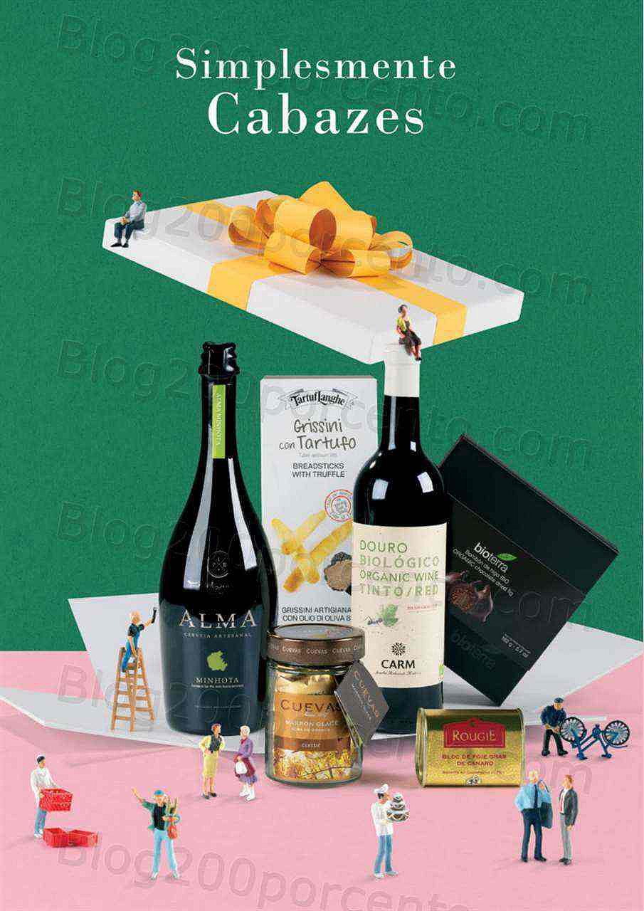 Antevisão Folheto EL CORTE INGLÉS Cabazes de Natal Promoções até 24 dezembro