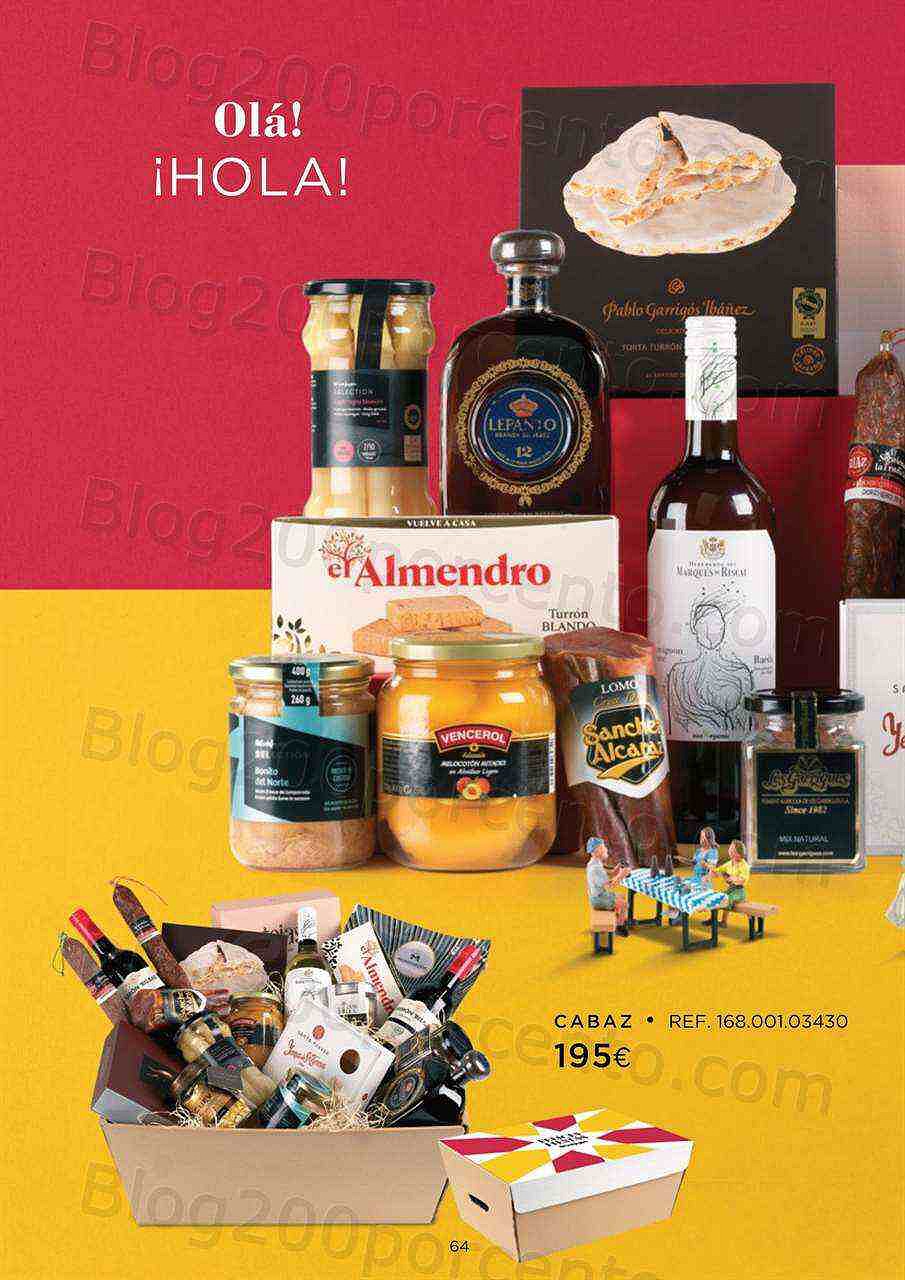 Antevisão Folheto EL CORTE INGLÉS Cabazes de Natal Promoções até 24 dezembro