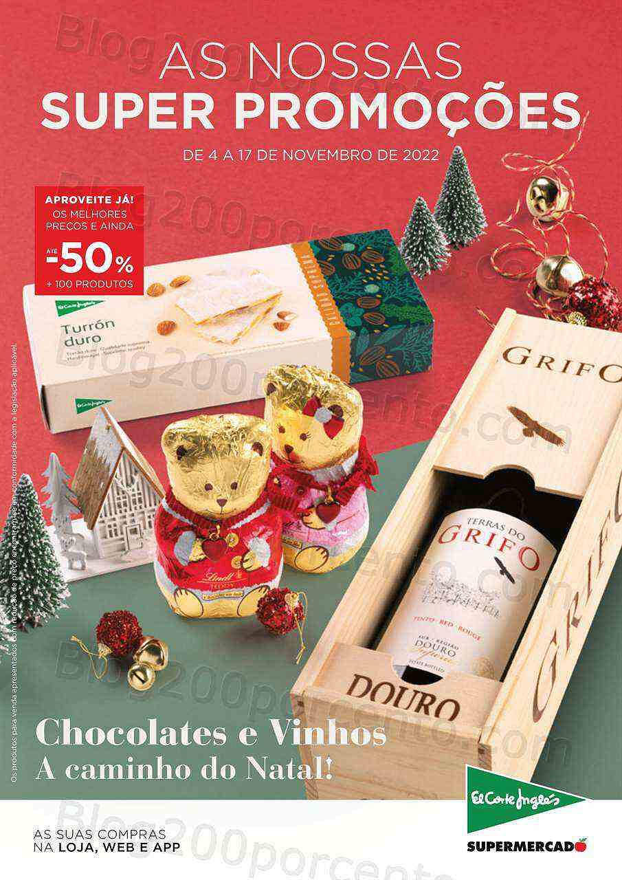 Antevisão Folheto EL CORTE INGLÉS Promoções de 4 a 17 novembro