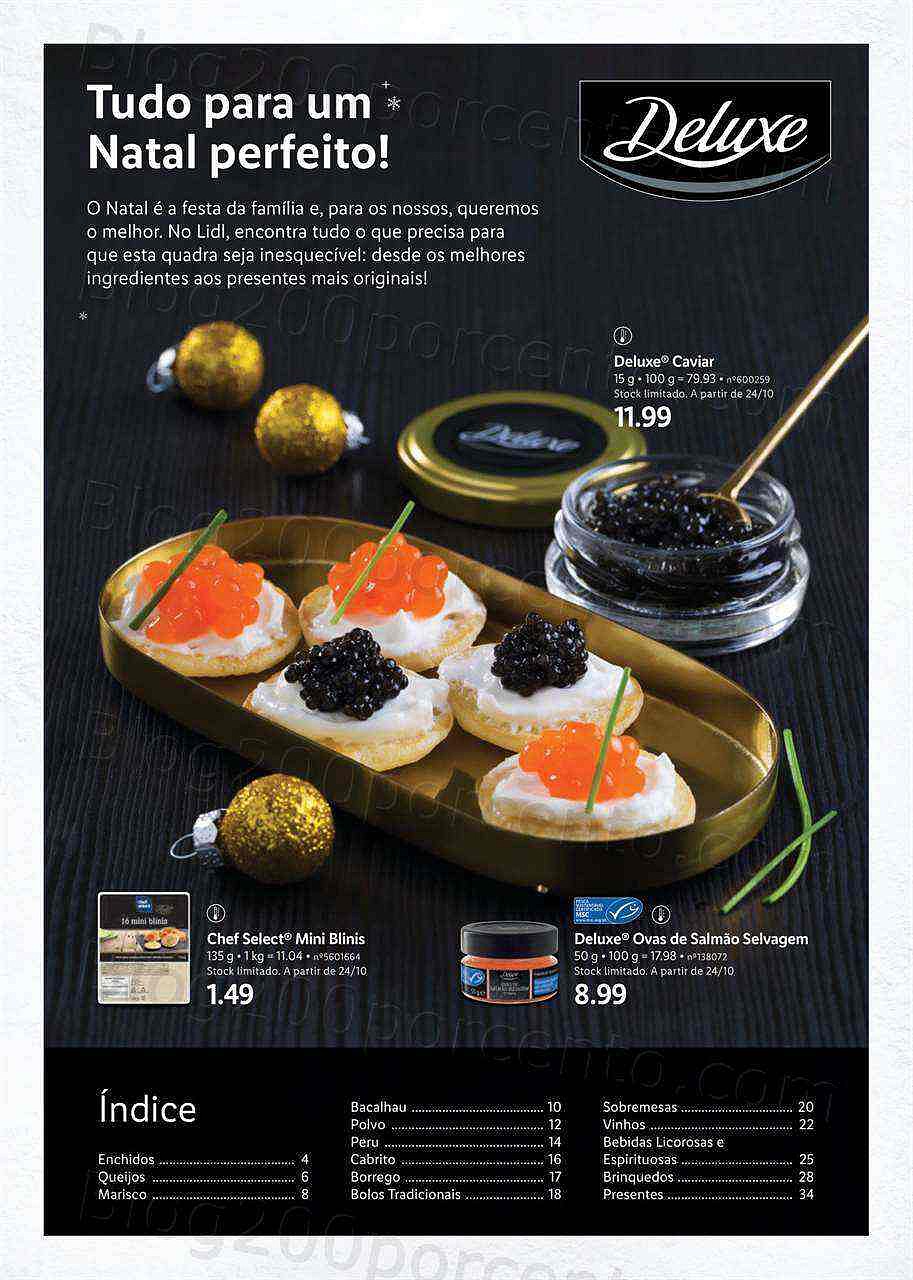 Antevisão Folheto LIDL Natal Promoções a partir de 31 outubro