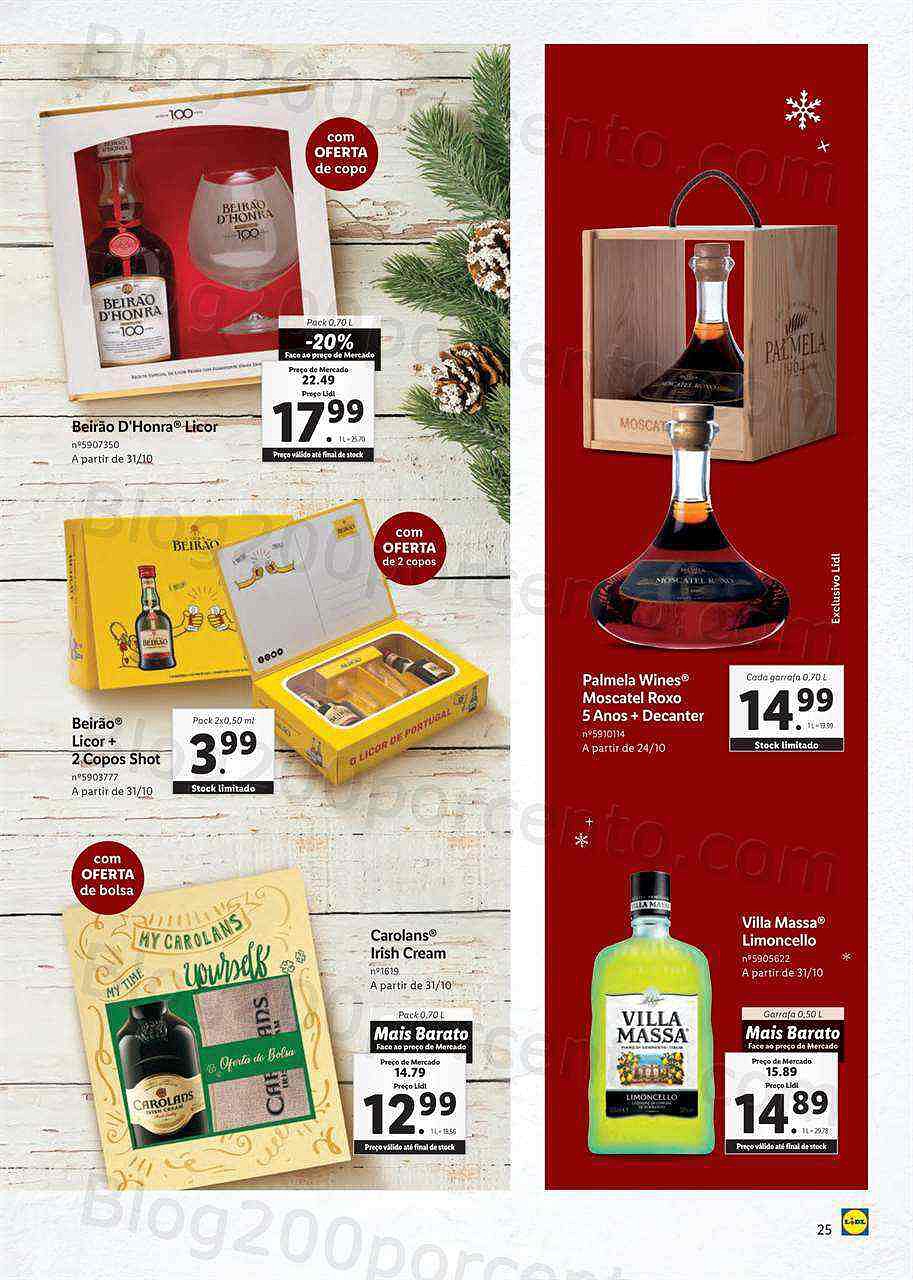 Antevisão Folheto LIDL Natal Promoções a partir de 31 outubro