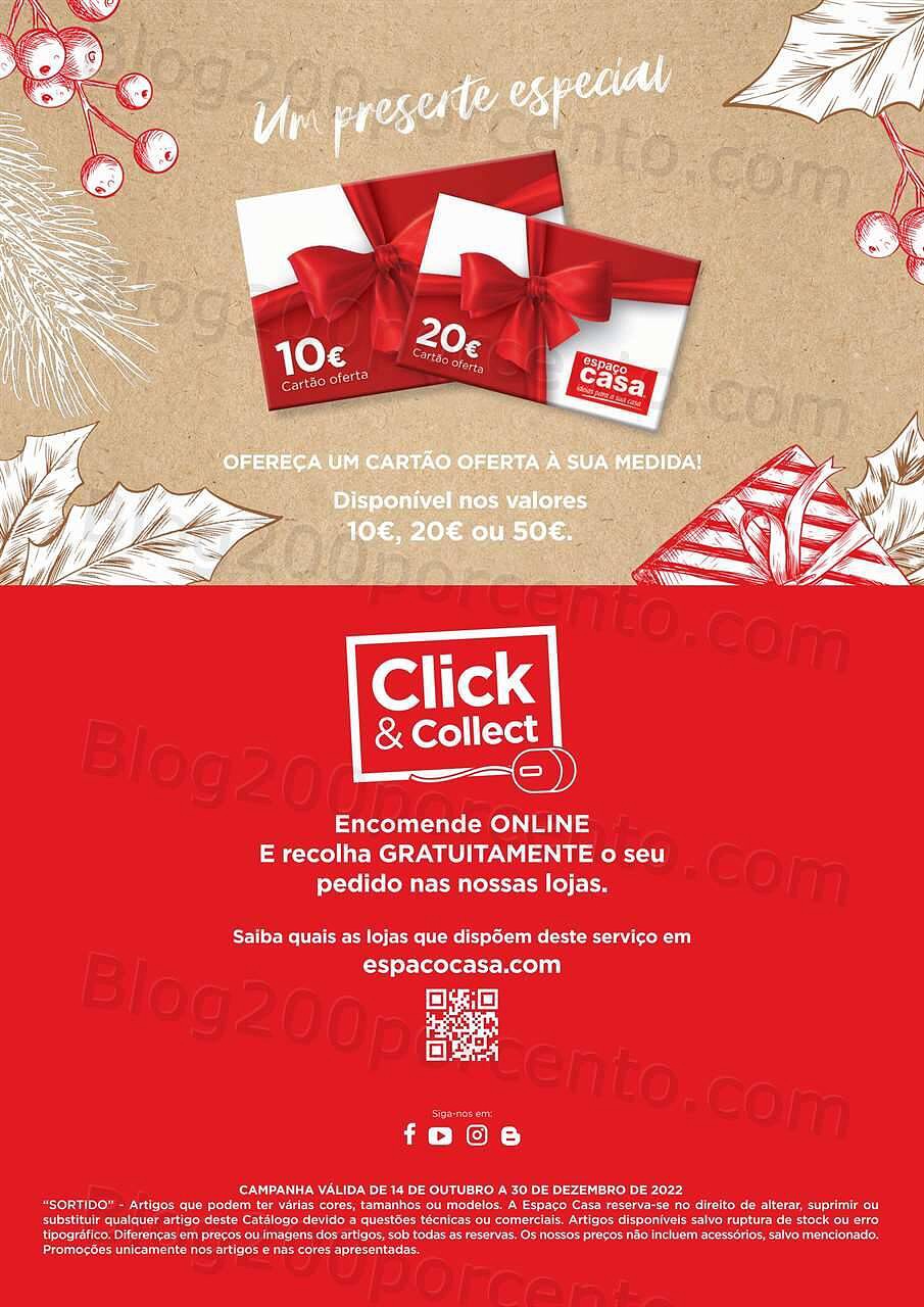 Antevisão Folheto ESPAÇO CASA Natal Promoções até 30 dezembro