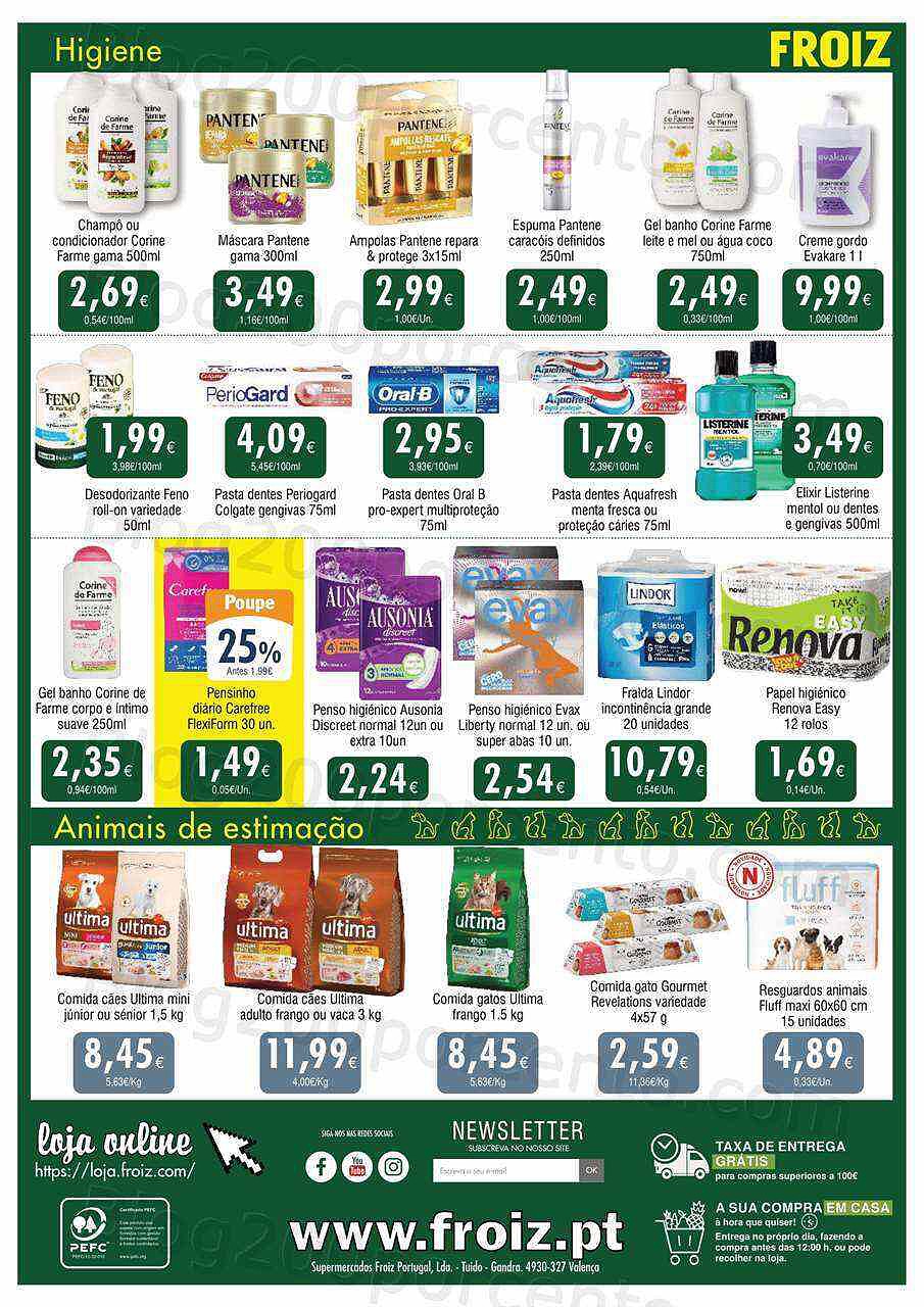 Antevisão Folheto FROIZ Promoções de 20 outubro a 9 novembro