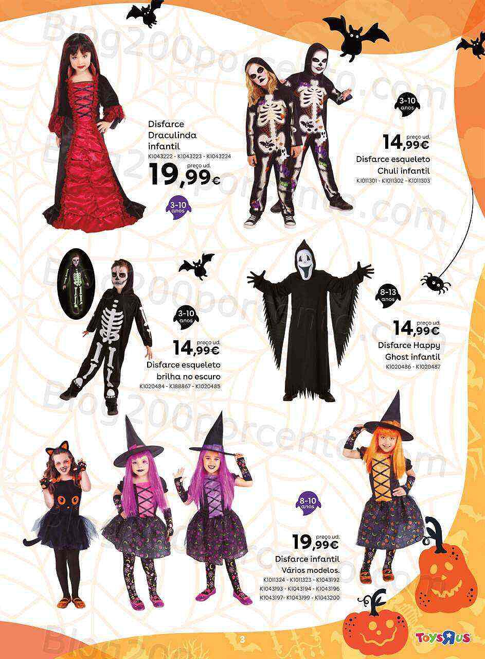 Antevisão Folheto TOYSRUS Halloween Promoções de 17 a 31 outubro