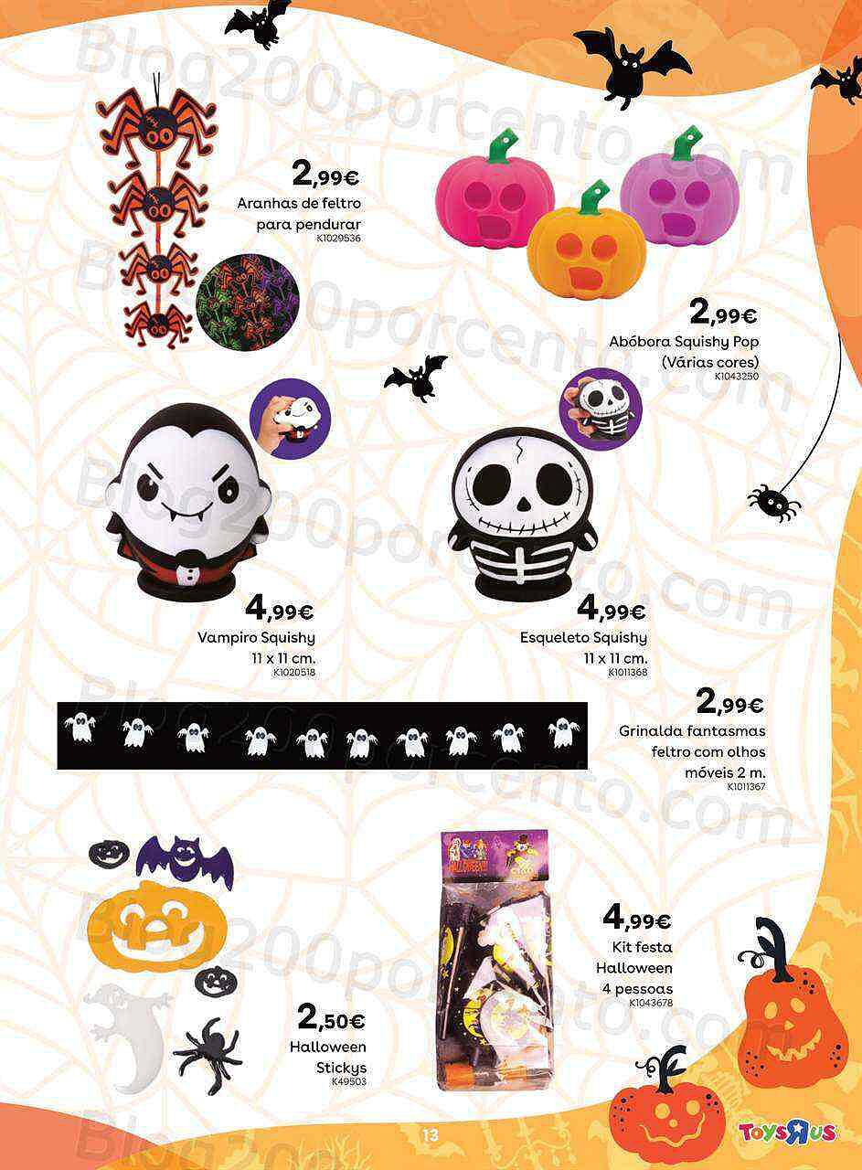 Antevisão Folheto TOYSRUS Halloween Promoções de 17 a 31 outubro