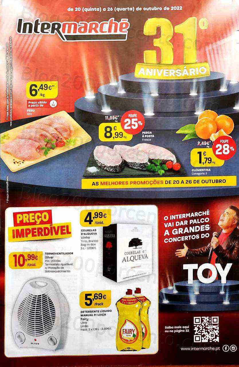 Antevisão Folheto INTERMARCHÉ Promoções de 20 a 26 outubro