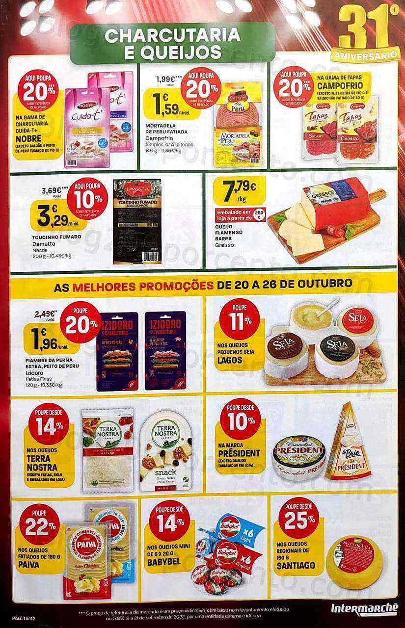 Antevisão Folheto INTERMARCHÉ Promoções de 20 a 26 outubro