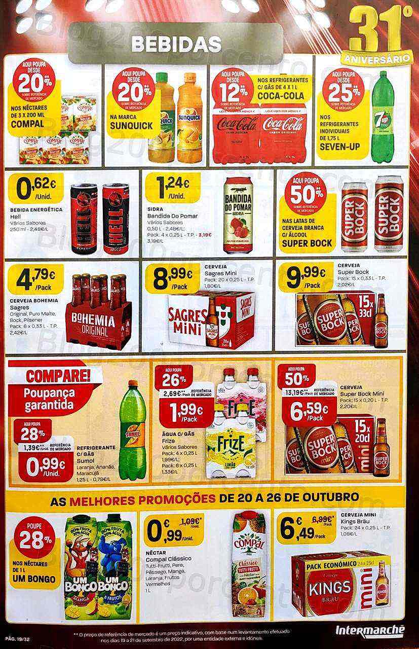 Antevisão Folheto INTERMARCHÉ Promoções de 20 a 26 outubro