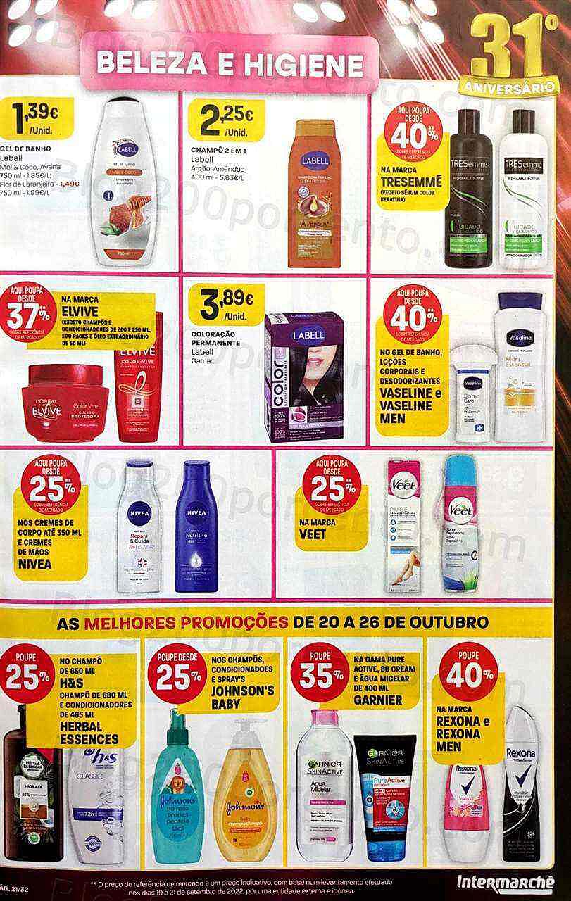 Antevisão Folheto INTERMARCHÉ Promoções de 20 a 26 outubro