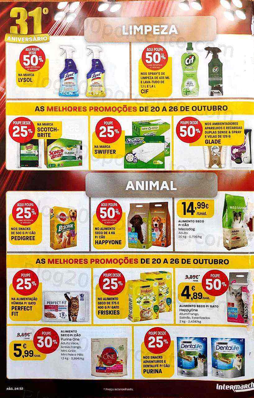 Antevisão Folheto INTERMARCHÉ Promoções de 20 a 26 outubro