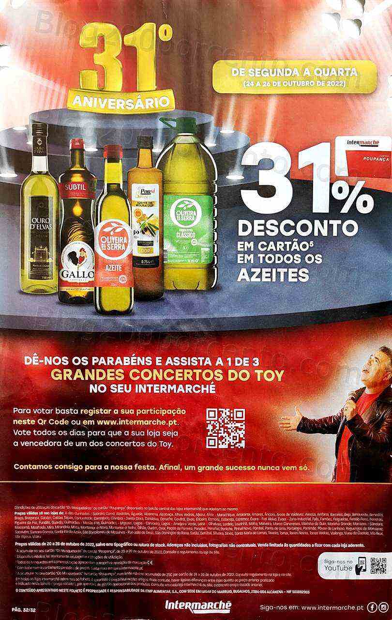 Antevisão Folheto INTERMARCHÉ Promoções de 20 a 26 outubro