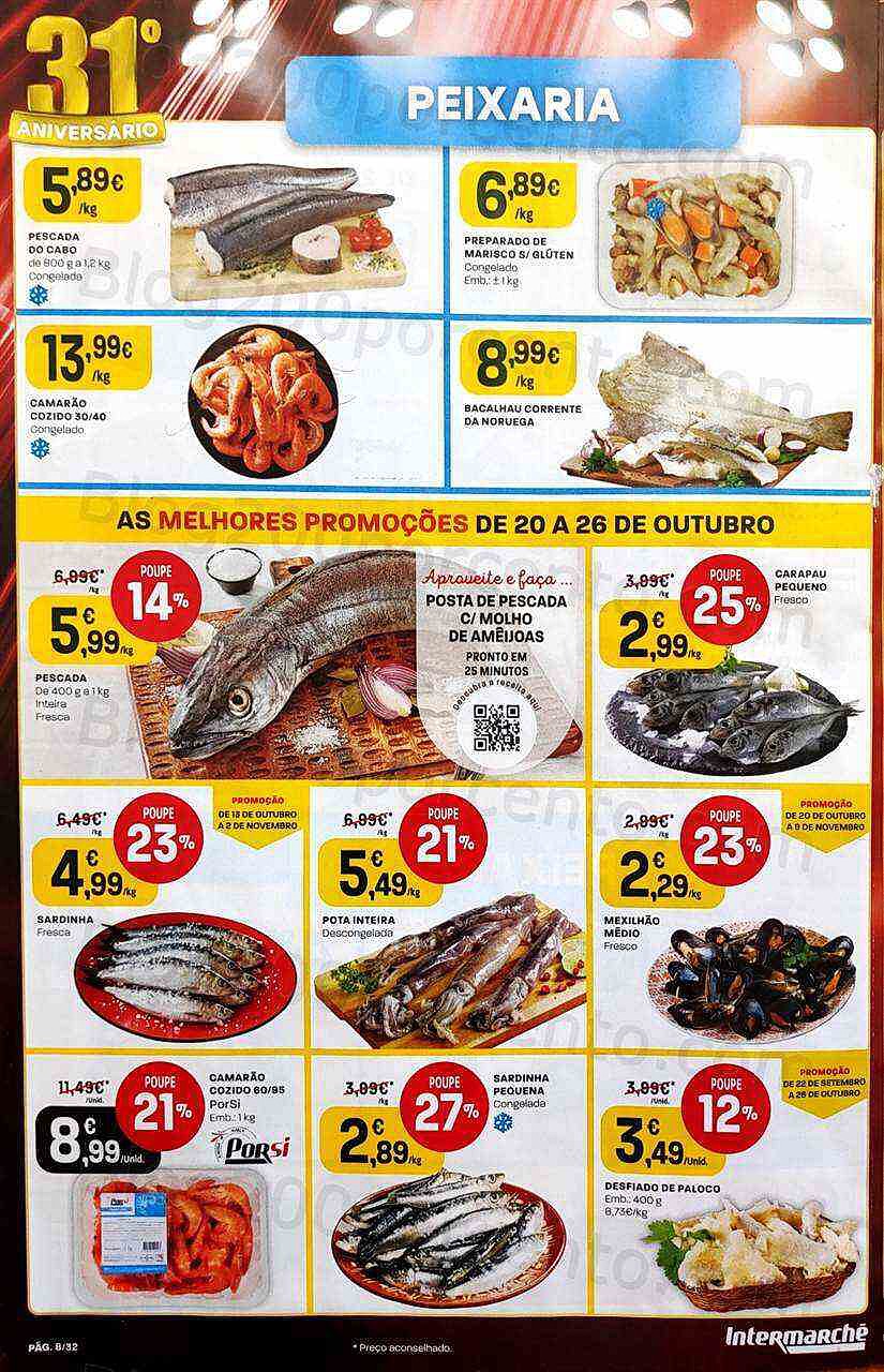 Antevisão Folheto INTERMARCHÉ Promoções de 20 a 26 outubro
