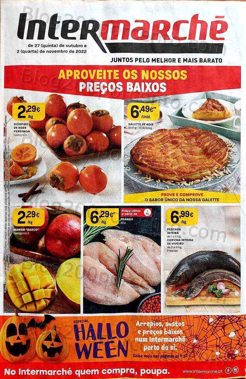 Antevisão Folheto INTERMARCHÉ Super Promoções de 27 outubro a 2 novembro