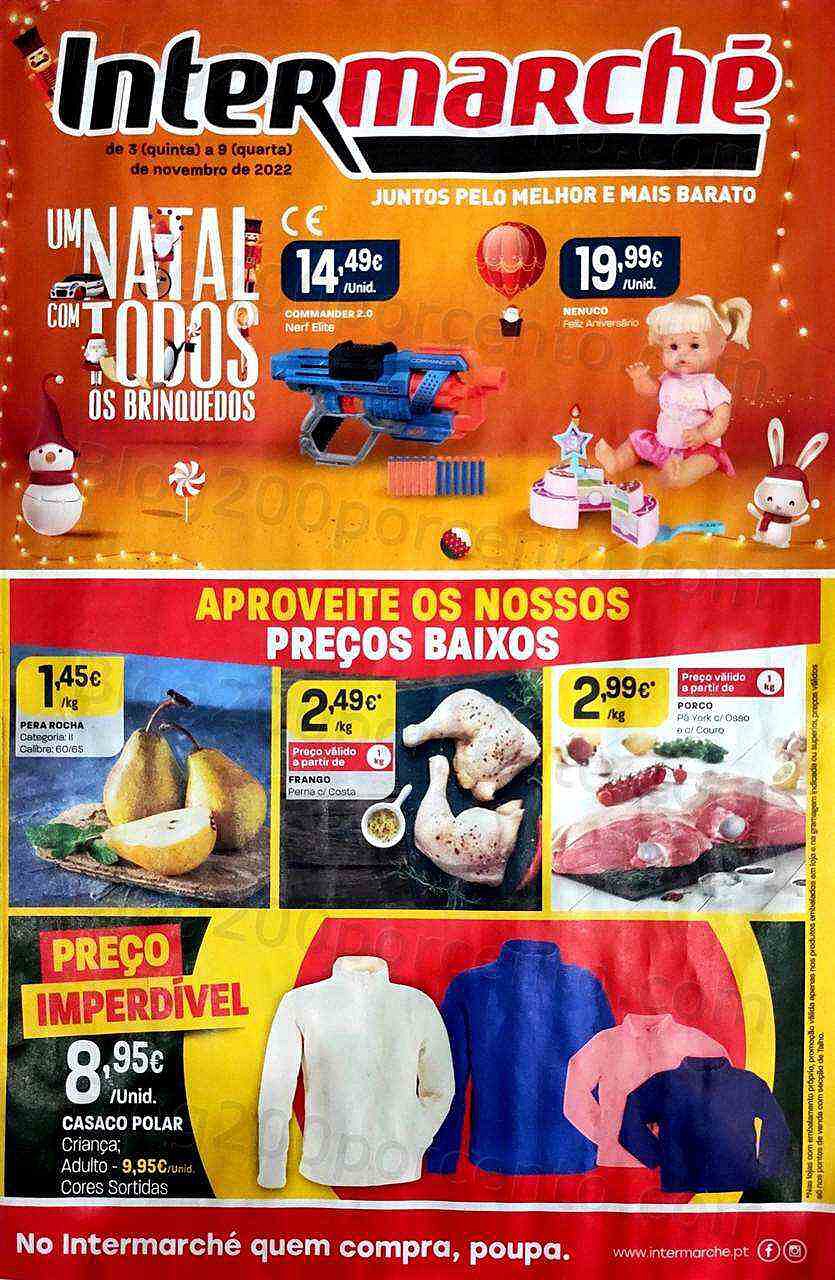 Antevisão Folheto INTERMARCHÉ Promoções de 3 a 9 novembro