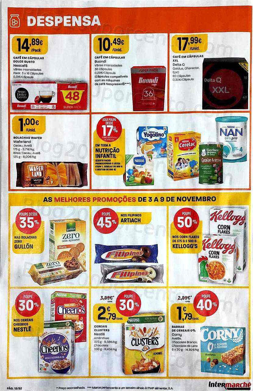 Antevisão Folheto INTERMARCHÉ Promoções de 3 a 9 novembro