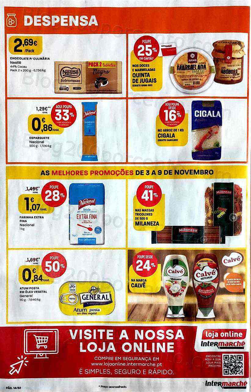 Antevisão Folheto INTERMARCHÉ Promoções de 3 a 9 novembro