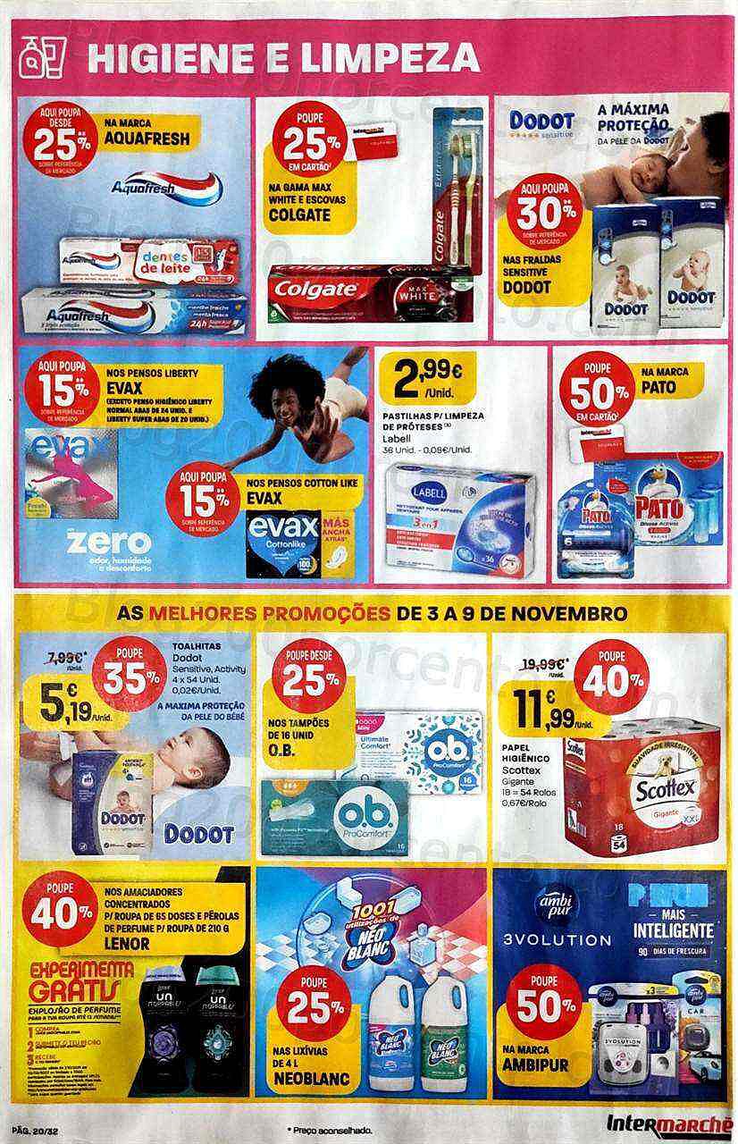 Antevisão Folheto INTERMARCHÉ Promoções de 3 a 9 novembro