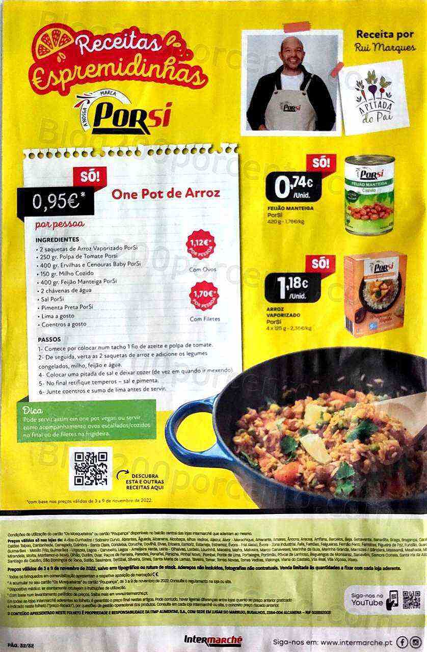 Antevisão Folheto INTERMARCHÉ Promoções de 3 a 9 novembro