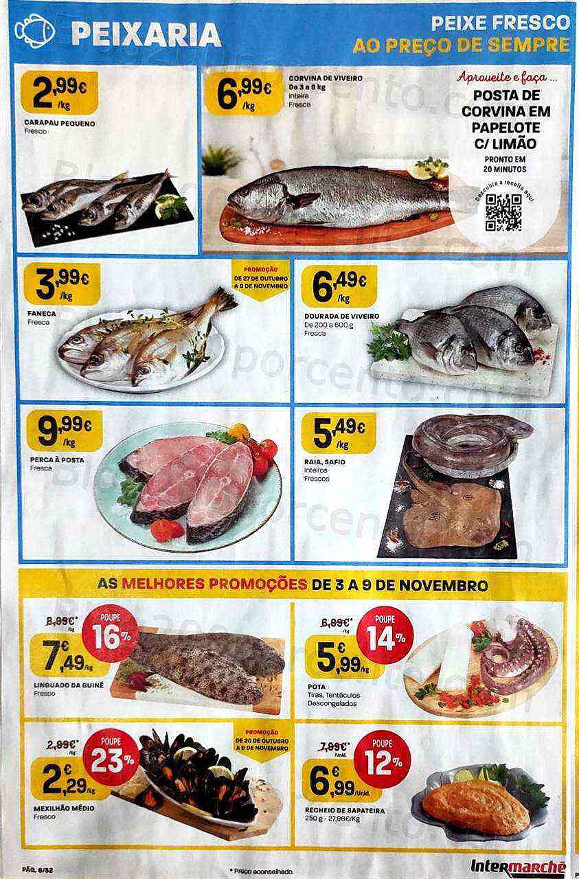 Antevisão Folheto INTERMARCHÉ Promoções de 3 a 9 novembro