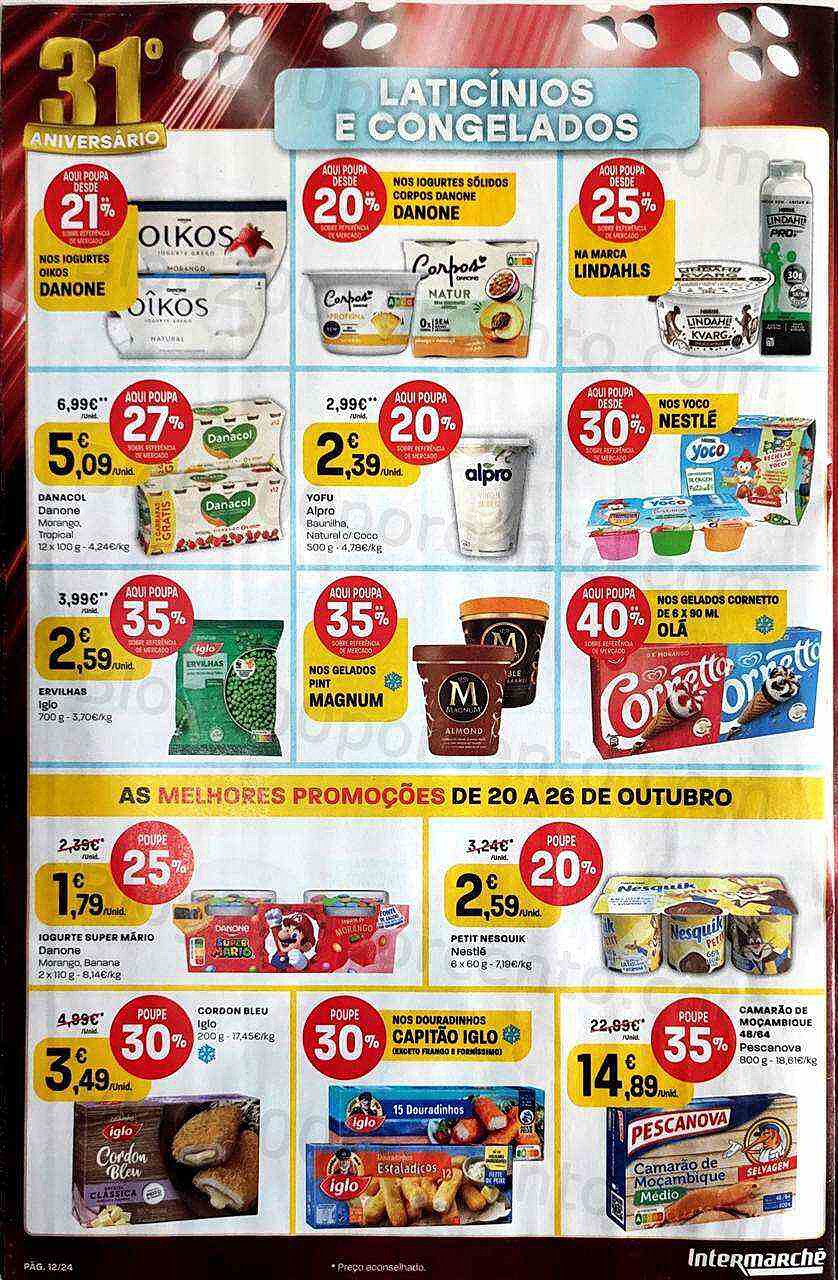 Antevisão Folheto INTERMARCHÉ Contact Promoções de 20 a 26 outubro