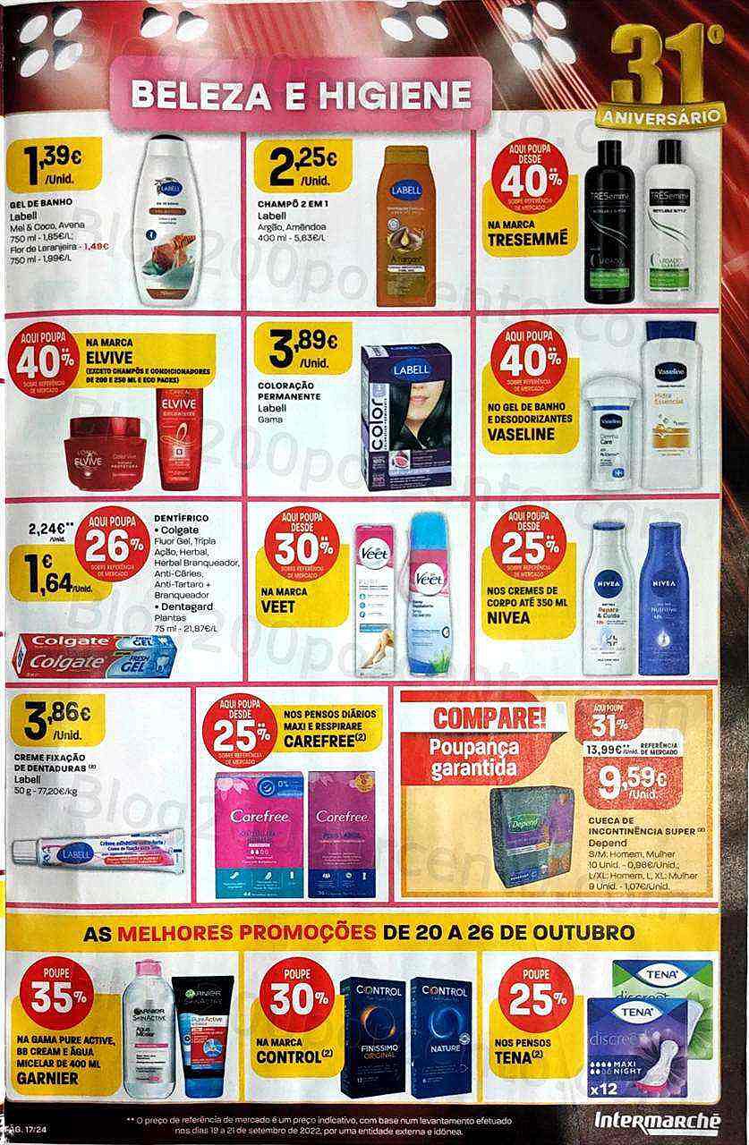 Antevisão Folheto INTERMARCHÉ Contact Promoções de 20 a 26 outubro