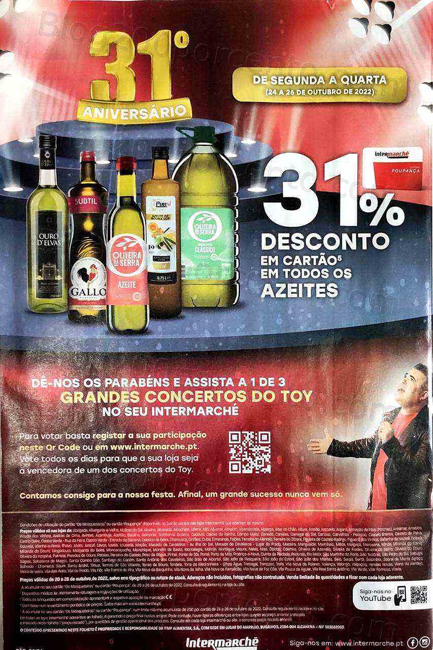Antevisão Folheto INTERMARCHÉ Contact Promoções de 20 a 26 outubro