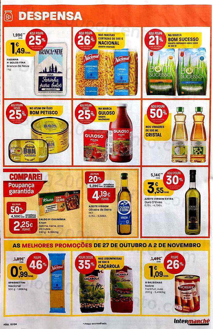 Antevisão Folheto INTERMARCHÉ Contact Promoções de 27 outubro a 2 novembro