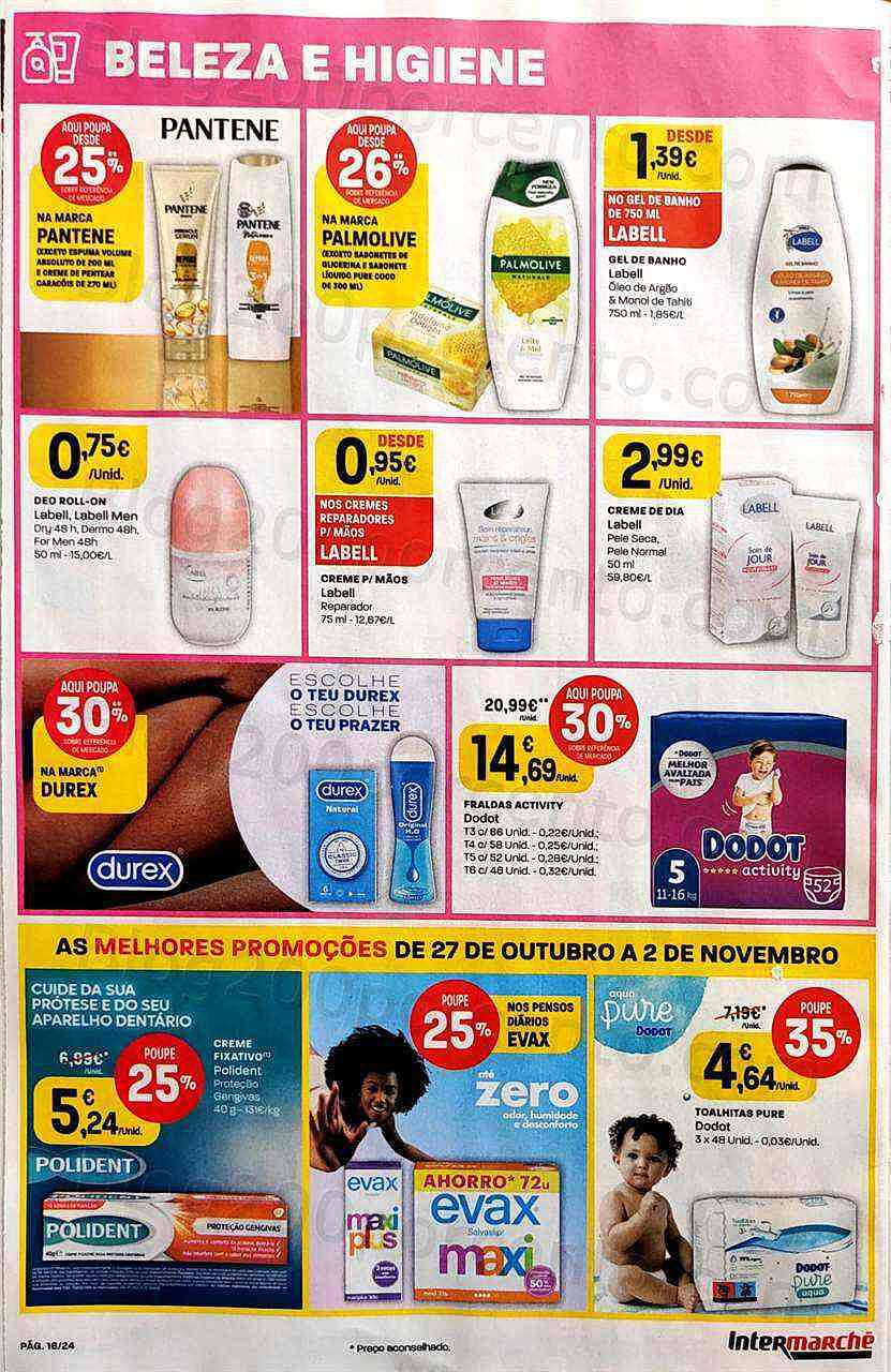 Antevisão Folheto INTERMARCHÉ Contact Promoções de 27 outubro a 2 novembro