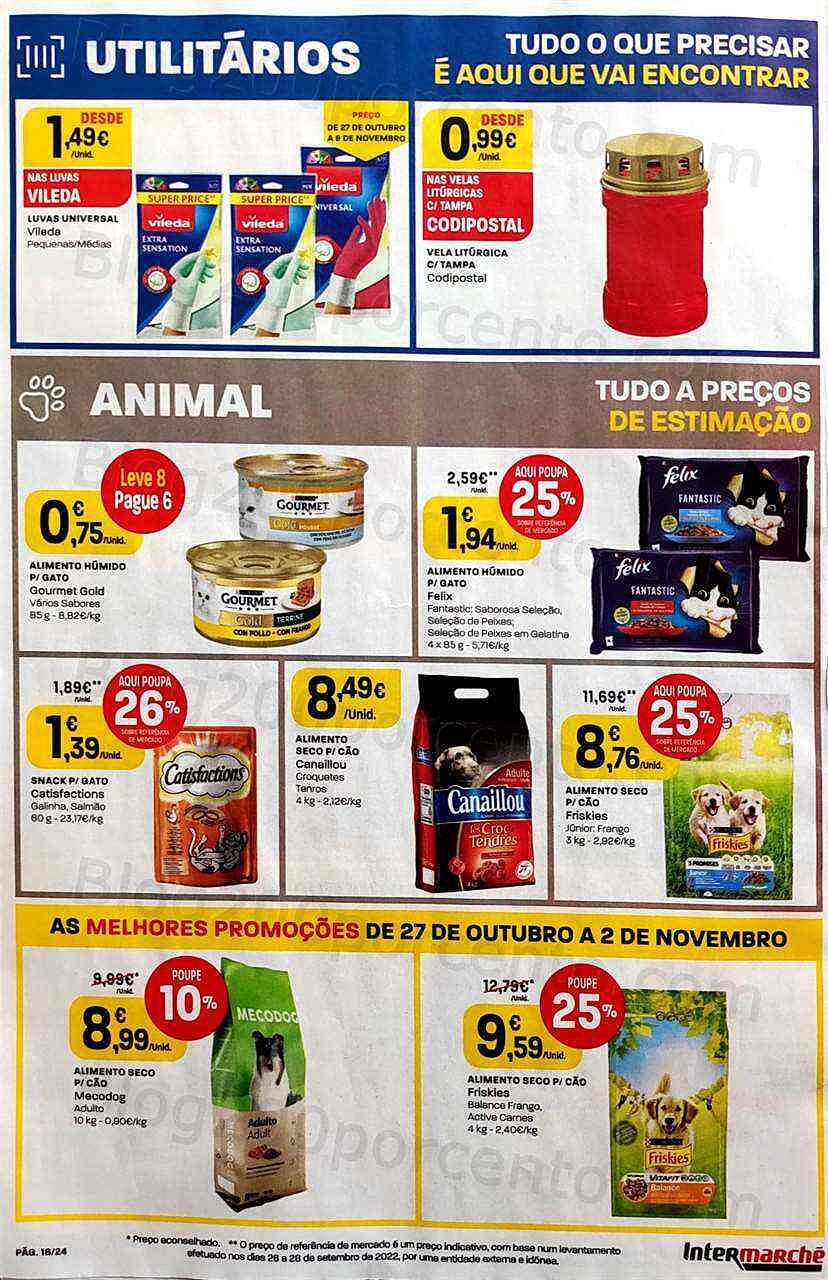 Antevisão Folheto INTERMARCHÉ Contact Promoções de 27 outubro a 2 novembro