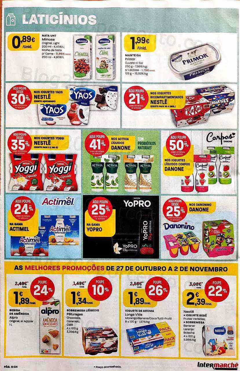 Antevisão Folheto INTERMARCHÉ Contact Promoções de 27 outubro a 2 novembro