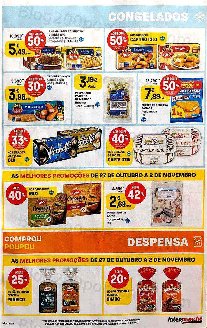 Antevisão Folheto INTERMARCHÉ Contact Promoções de 27 outubro a 2 novembro