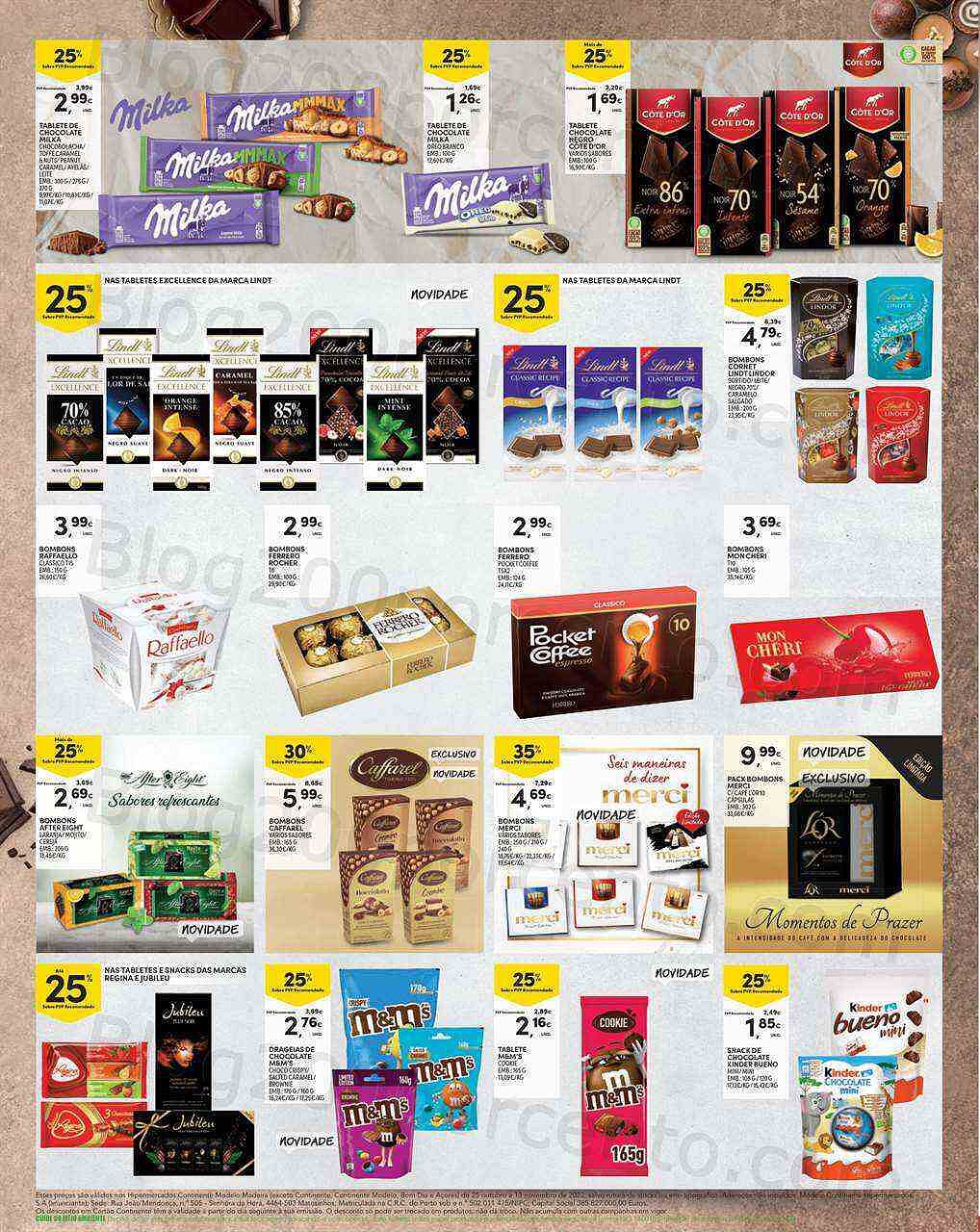 Antevisão Folheto CONTINENTE Madeira Promoções de 25 a 31 outubro