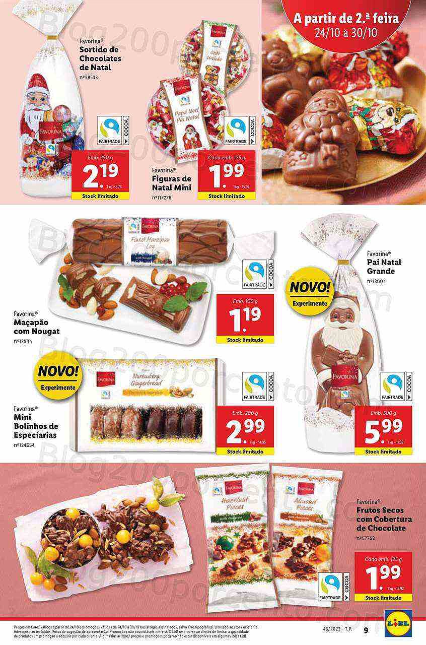 Antevisão Folheto LIDL Promoções de 24 a 30 outubro