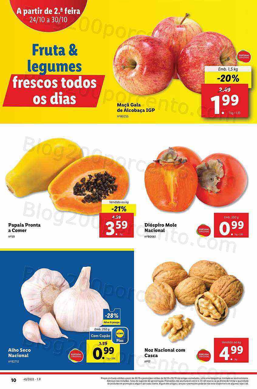Antevisão Folheto LIDL Promoções de 24 a 30 outubro
